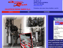 Tablet Screenshot of calzerossi.it